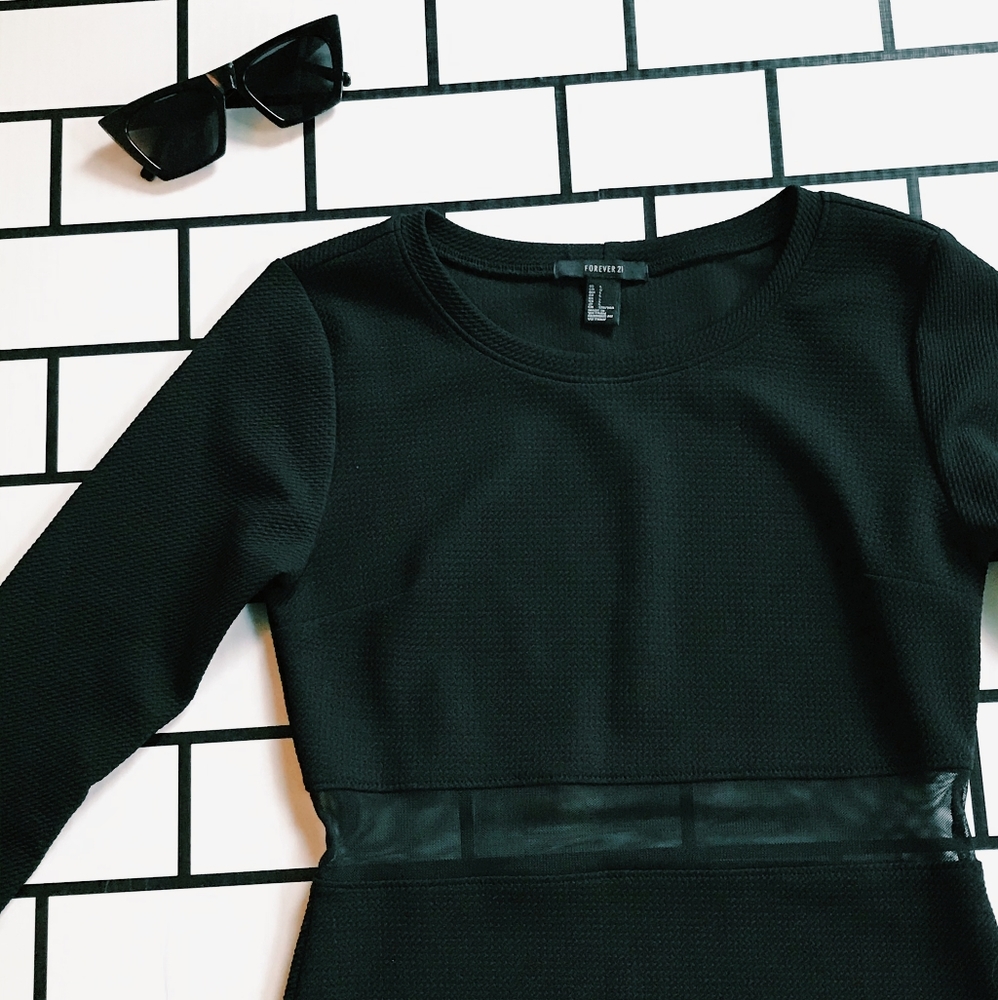 Forever 21 Bodycon Mesh Dress